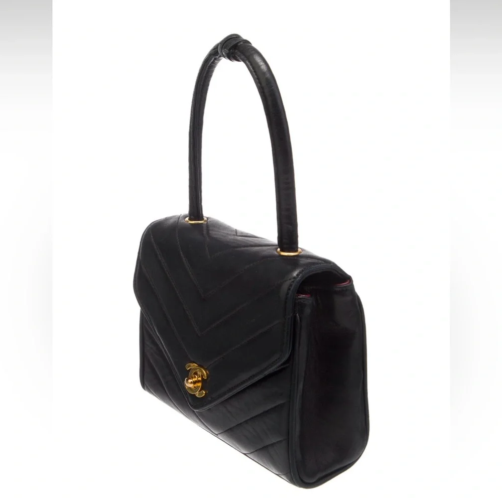 ❌❌ SOLD ❌❌ Chanel Vintage Top Handle Kelly Bag - Picture 5 of 12